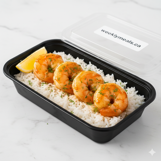 Butter Shrimp with Steamed Rice