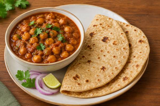 Chana Masala + Chapathi(2 pcs)