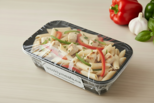 weeklymeals.ca Alfredo Chicken penne Pasta 