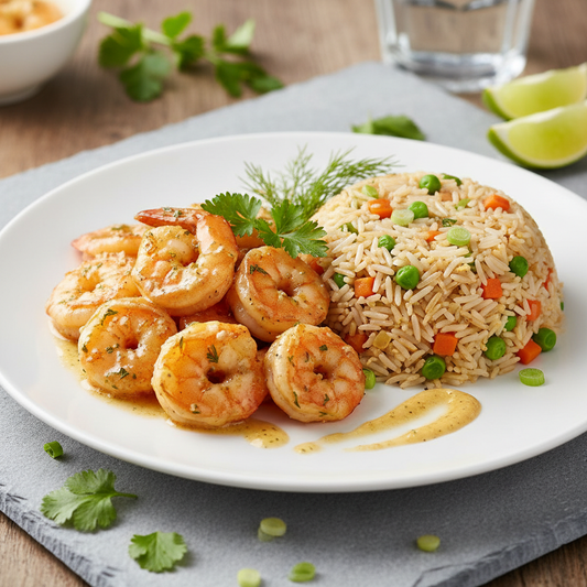 Butter Shrimp with Fried Rice