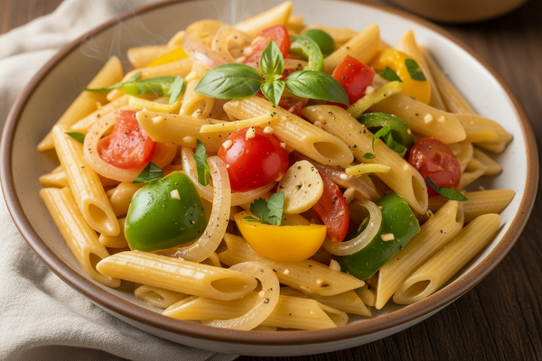 weekly meals butter Veggie Penne Pasta 