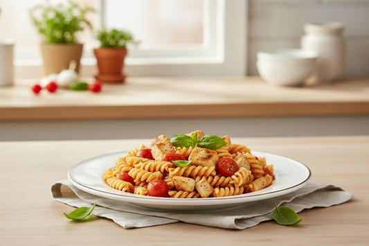 Tomato Basil Chicken Fusili