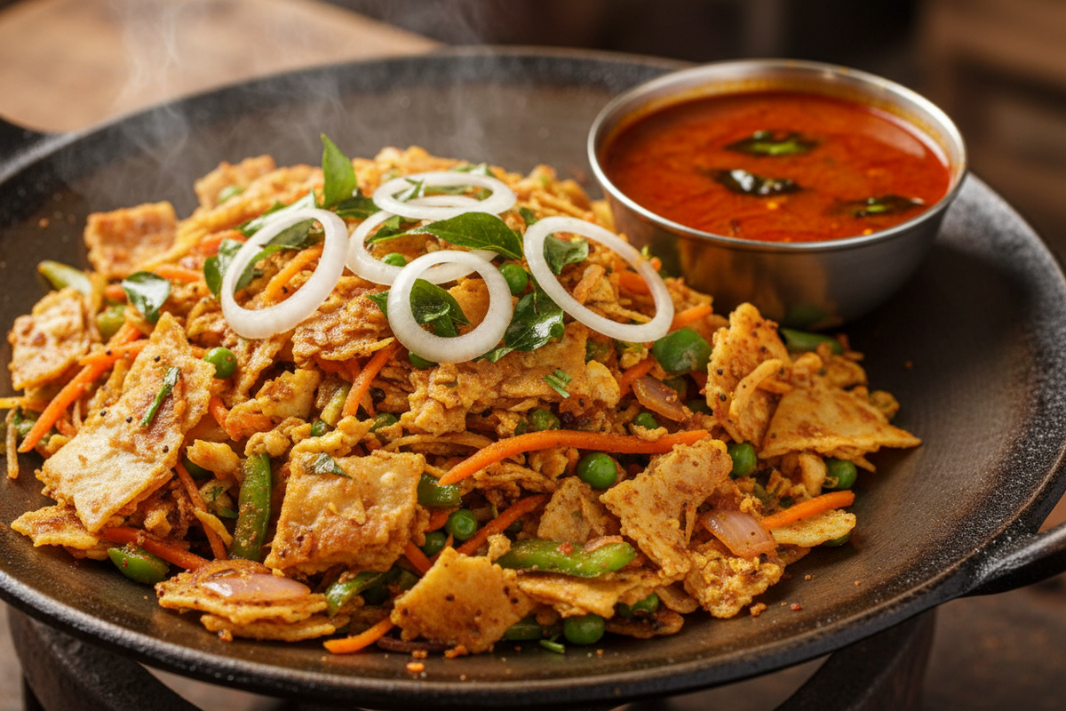 Veg Kothu Parotta + Salna